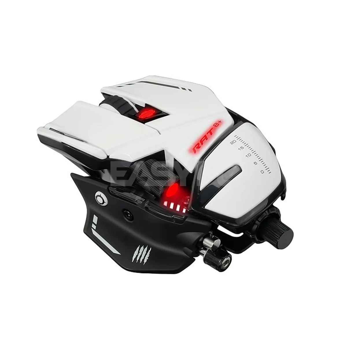 Madcatz R.A.T. 8+ RGB Fully Adjustable Gaming Mouse White MAR.1393 6FINE