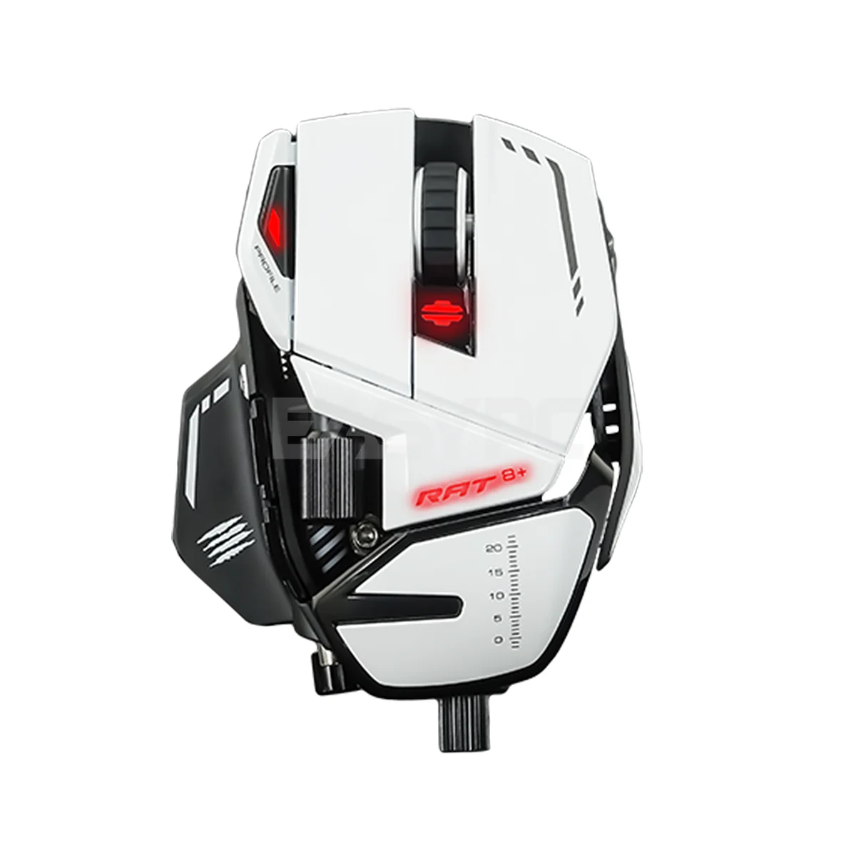 Madcatz R.A.T. 8+ RGB Fully Adjustable Gaming Mouse White MAR.1393 6FINE - Image 2