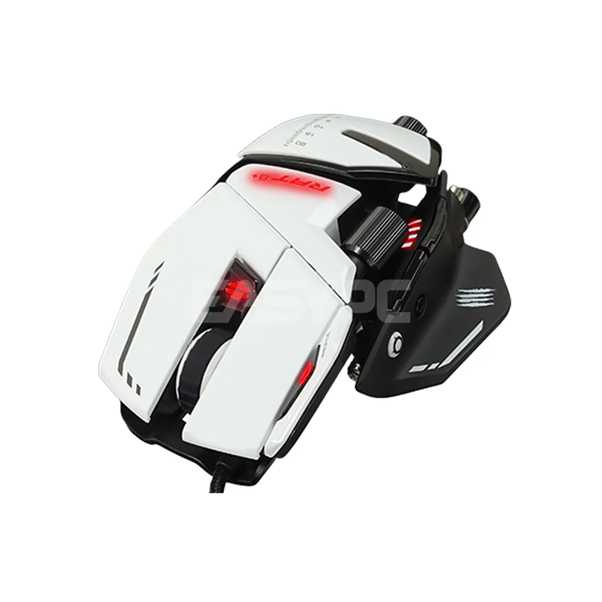 Madcatz R.A.T. 8+ RGB Fully Adjustable Gaming Mouse White MAR.1393 6FINE - Image 3