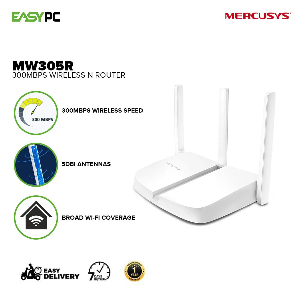 Mercusys MW305R 300mbps Wireless N Router - Image 2