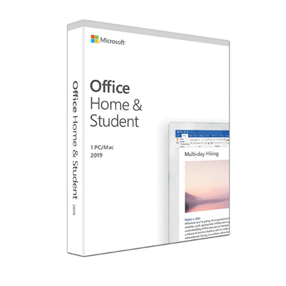 Microsoft Office FPP 79G-05066 Home and Student 2019 English APAC EM 1 License Medialess