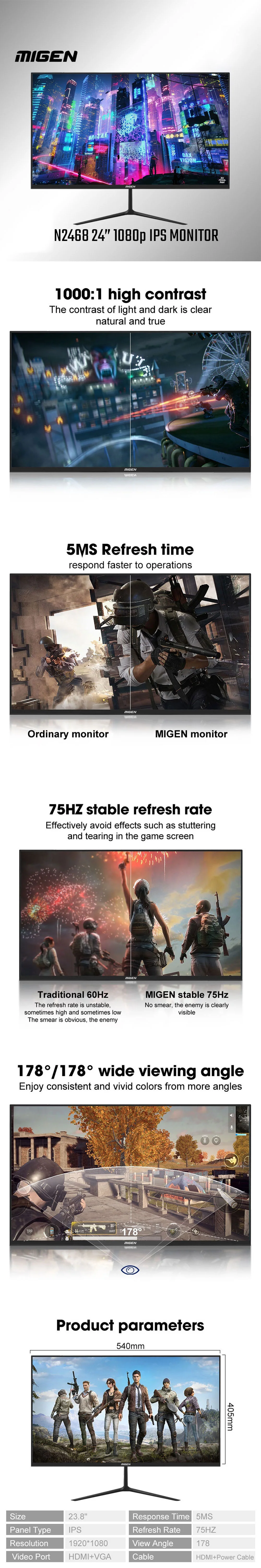 Migen N2469 24 IPS Monitor - Image 3