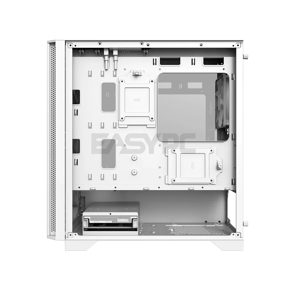 Montech Air 1000 Lite White Mesh ATX Case with 3*120mm Fans Toolless Quick Release Front Panels PC Case 18LIG MO472606 - Image 4
