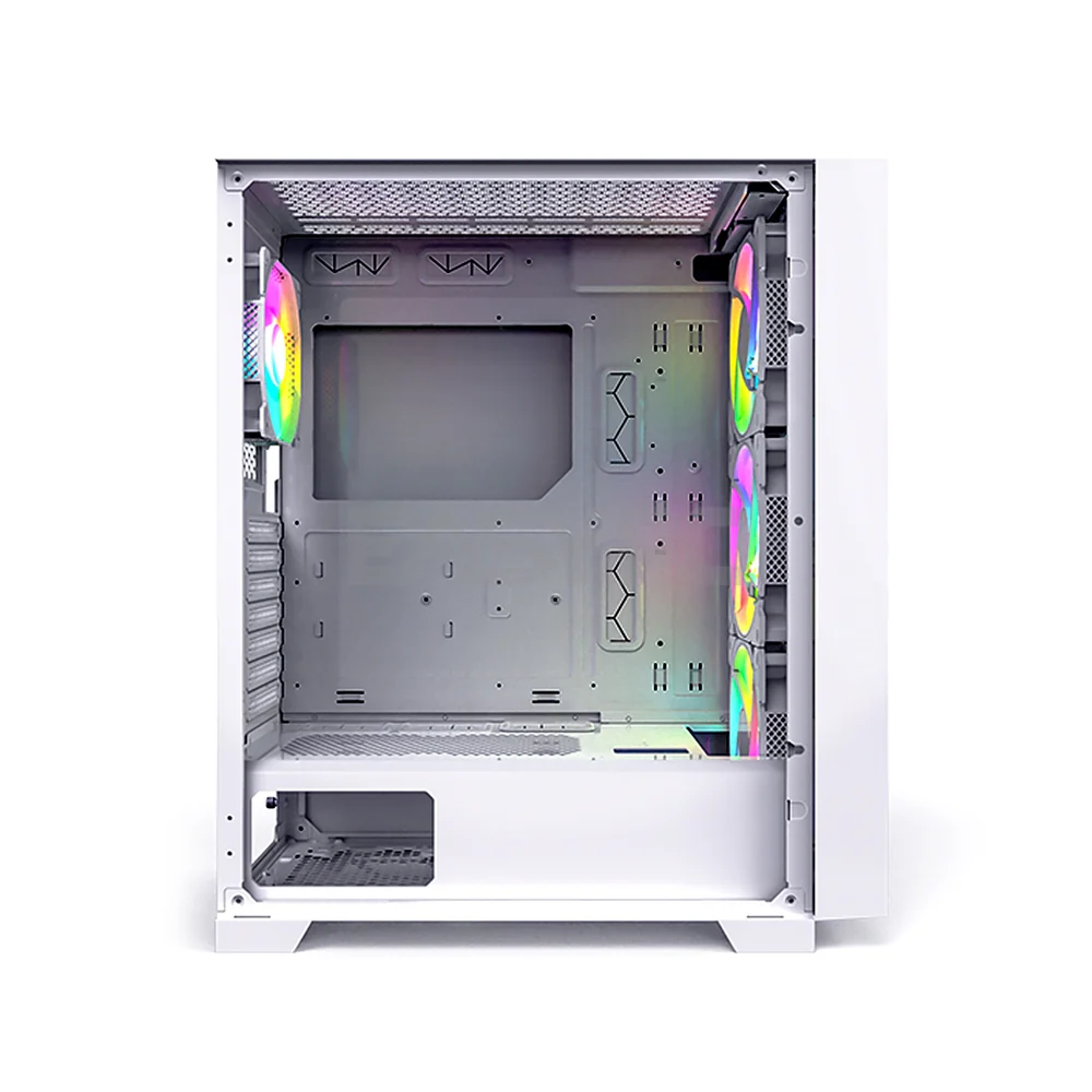Montech Air 1000 Premium ATX Case with 3*140mm, 1*120mm ARGB Fans, Anti-Dust Design, Black and White PC Case 18LIG - Image 8