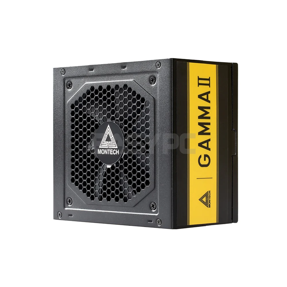 Montech Gamma II 750watts 80+ Gold Certified Fully Modular 120MM fan Flat & Flexible Cables Power Supply 18LIG MO472613 - Image 4