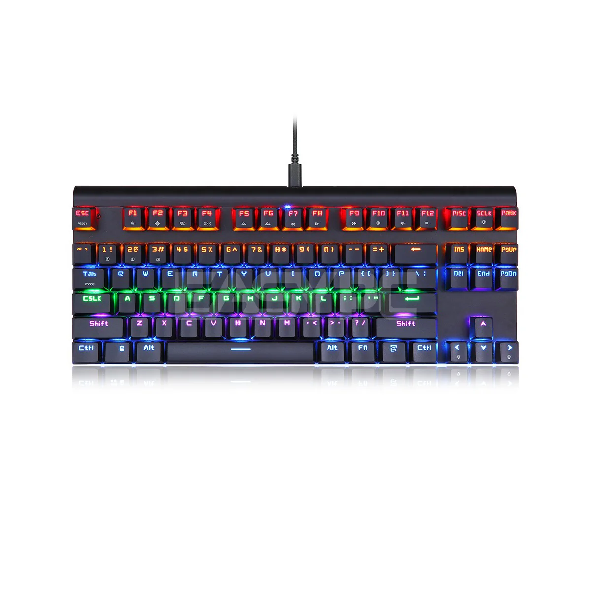 Motospeed K823 Rainbow 87Keys Wireless Mechanical Keyboard Outemu MOK81418 4PHIL