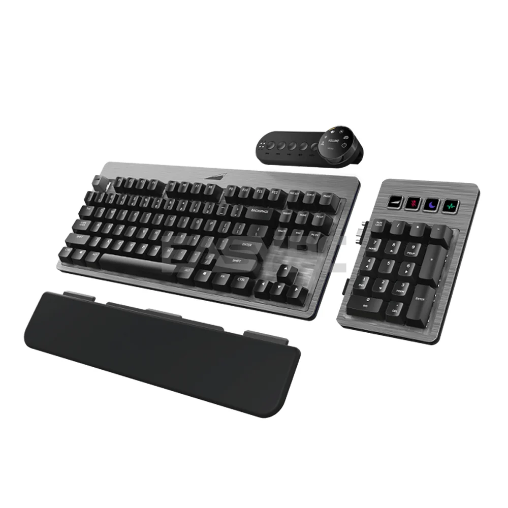 Mountain Everest Max RGB Backlight MX Blue, Brown, Red, & MX Silent Gunmetal Gray ABS Keycaps Mechanical Keyboard 18LIG - Image 14