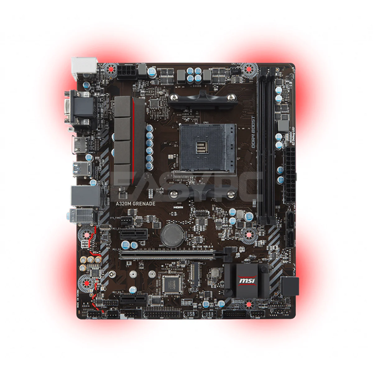 MSI A320m Grenade Motherboard Socket Am4 Ddr4 - Image 2