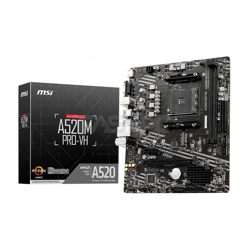 MSI A520M Pro-VH Socket Am4 Ddr4 Motherboard