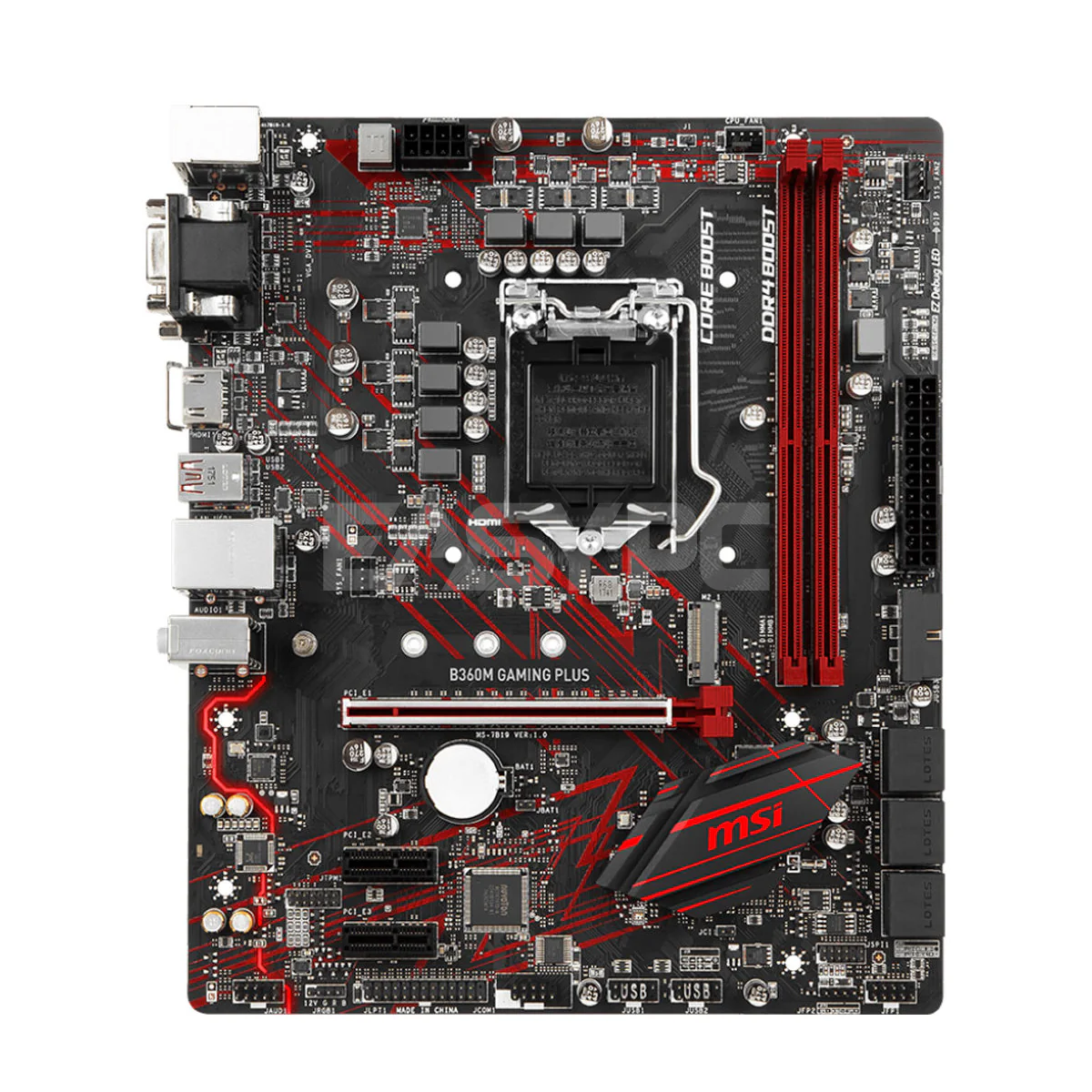 MSI B360M Gaming Plus Socket 1151 Ddr4 Motherboard - Image 3