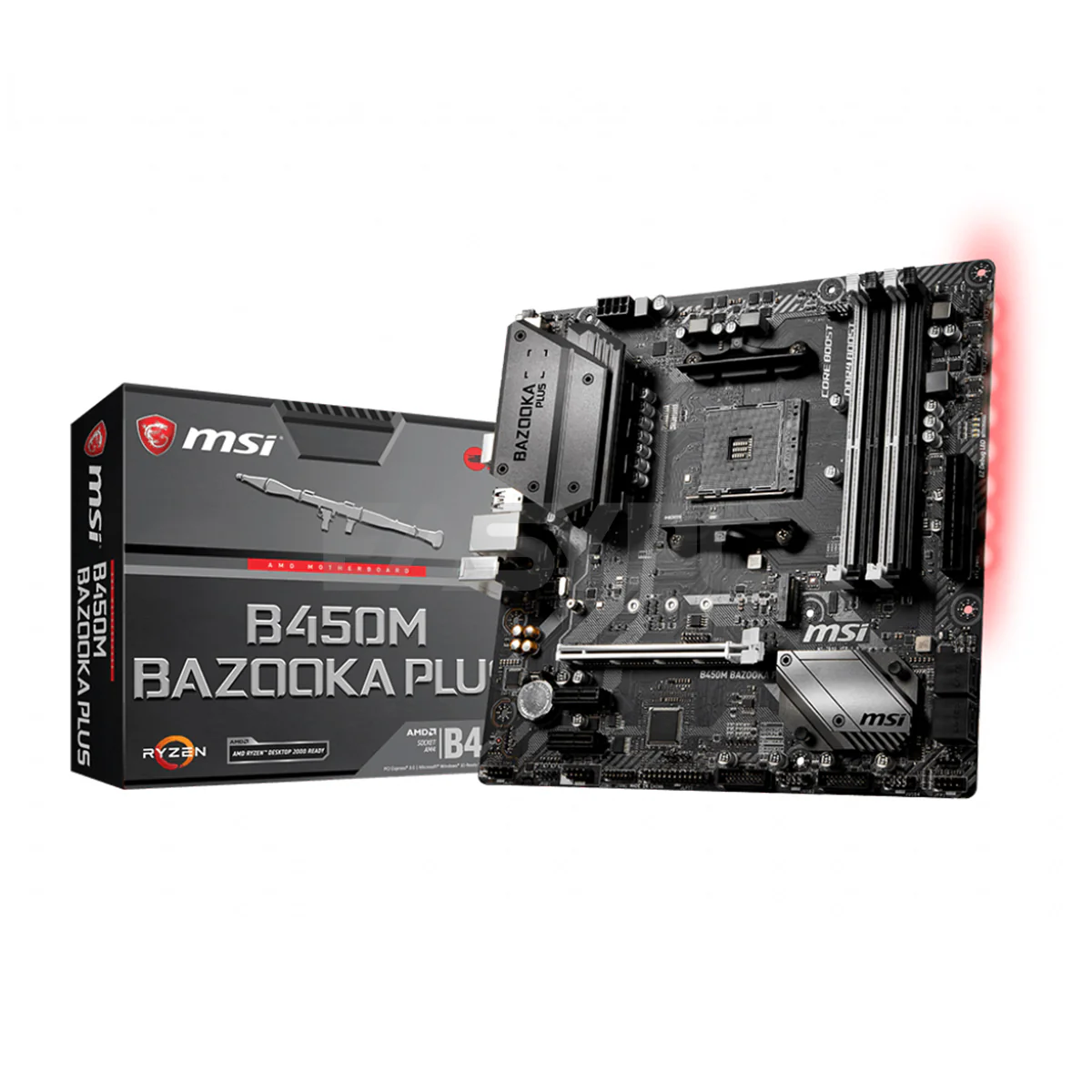 MSI B450M Gaming Plus Motherboard Socket Am4 Ddr4