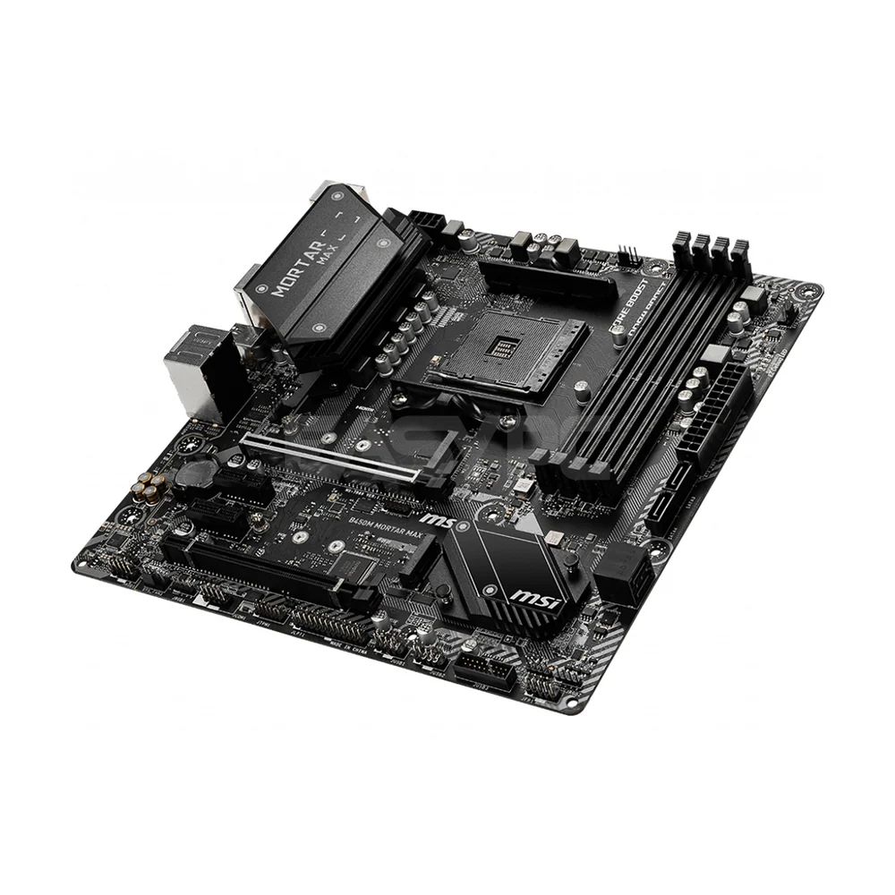 MSI B450m Mortar Max Socket Am4 Ddr4 Gaming Motherboard - Image 4