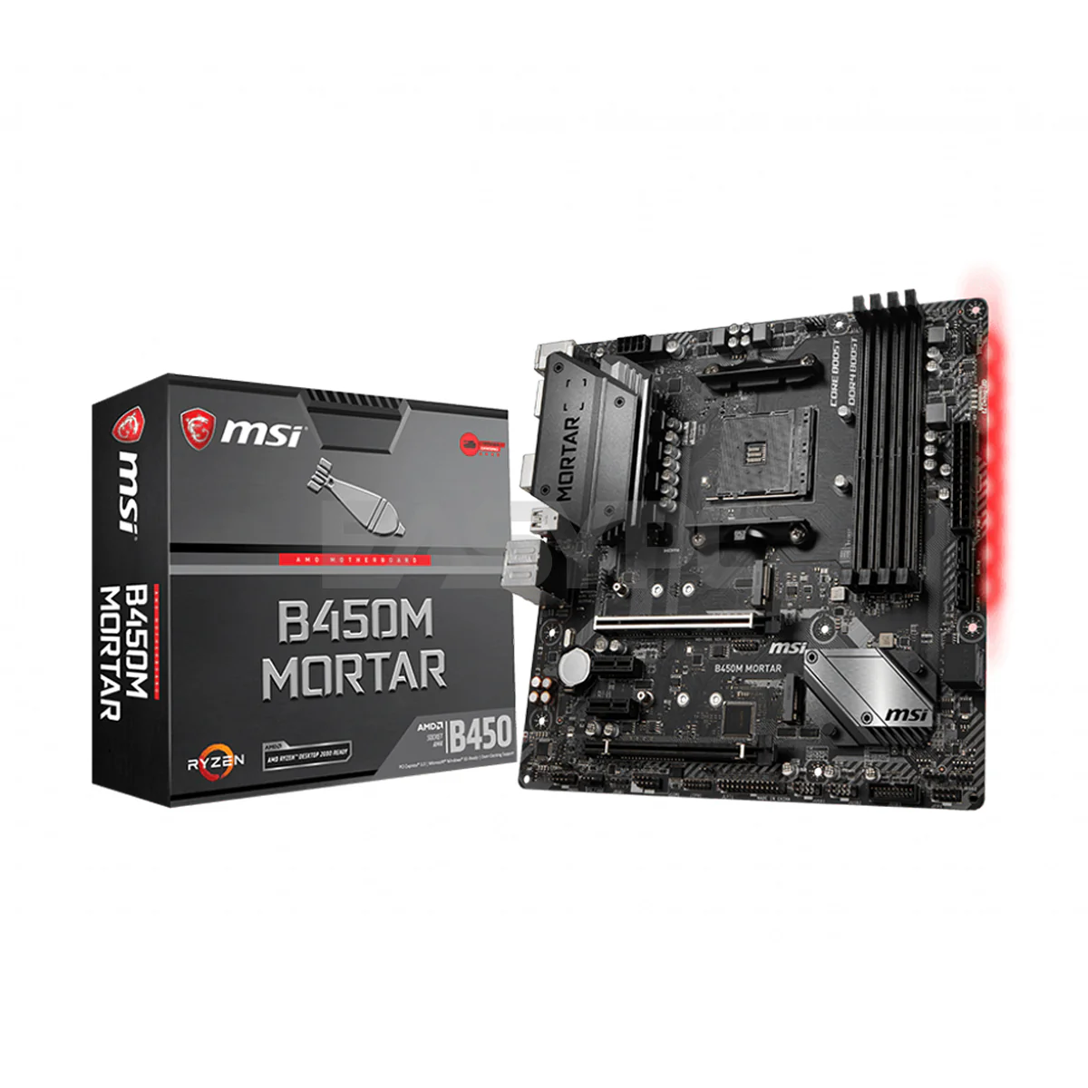 MSI B450m Mortar Motherboard Socket Am4 Ddr4
