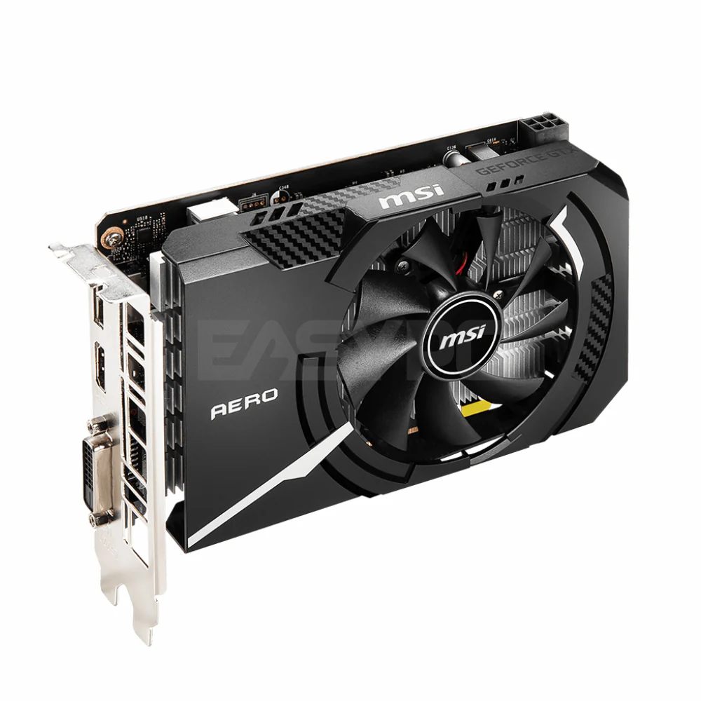 MSI NVIDIAÂ® GeForce GTX 1650 D6 AERO ITX OCV1 4GB 128BIT GDDR6 Videocard - Image 3