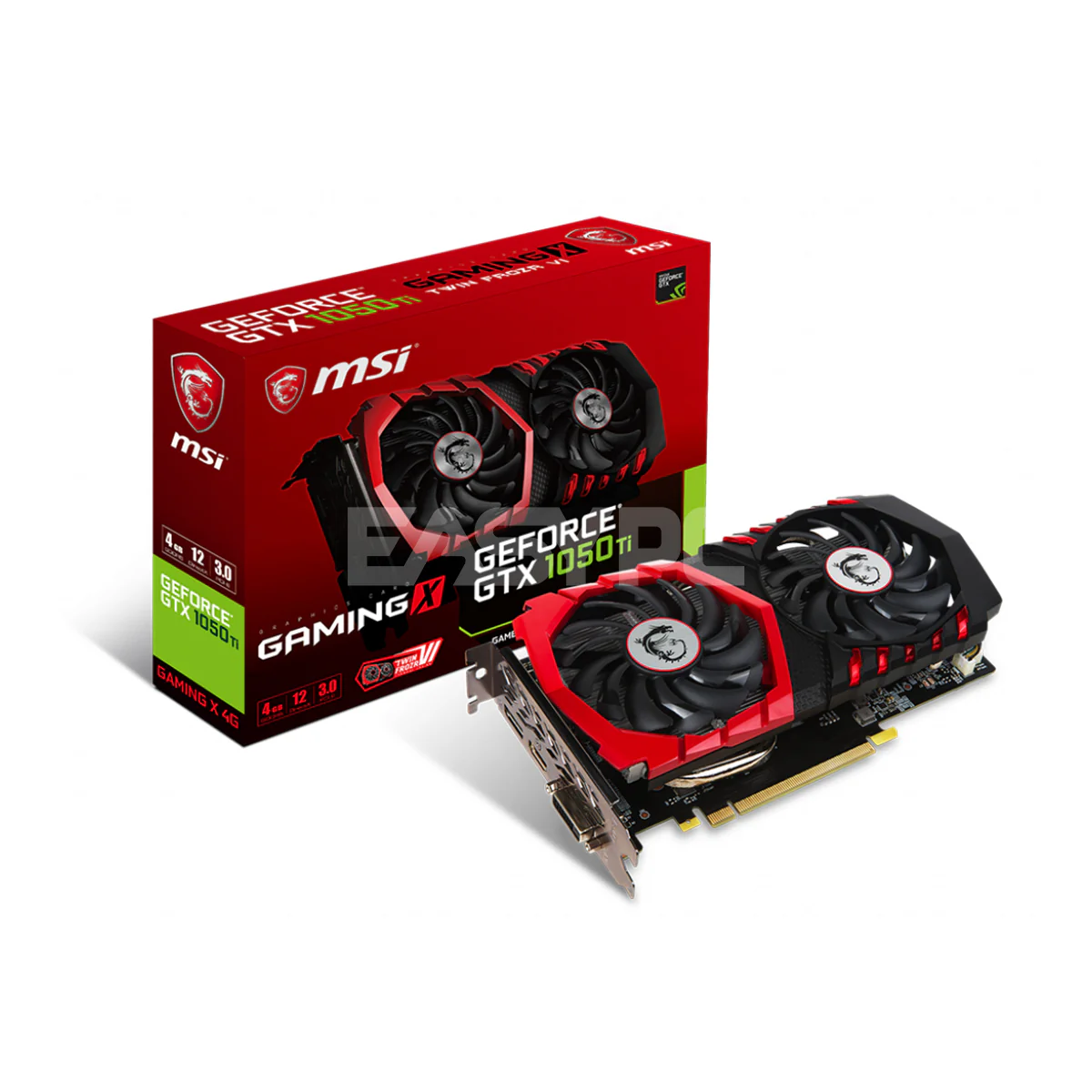 MSI NVIDIA® GeForce GTX 1050 TI Gaming X Videocard 4gb 128bit Ddr5
