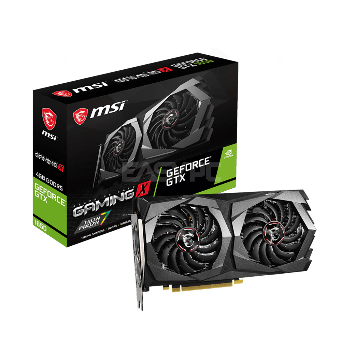 MSI NVIDIAÂ® GeForce GTX 1650 Gaming X Videocard 4gb 128bit GDr5