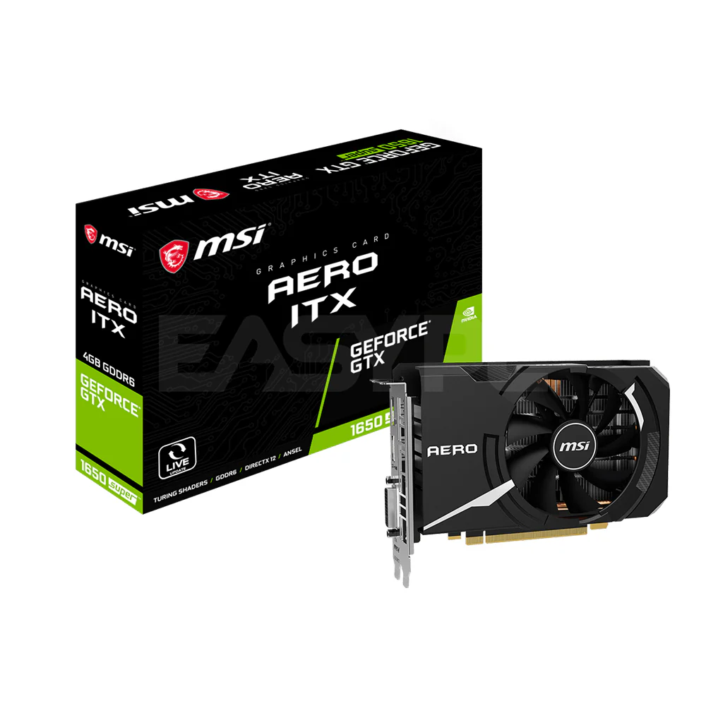 MSI NVIDIAÂ® GeForce GTX 1650 Super Aero 4gb 128bit GDr6 Gaming Videocard