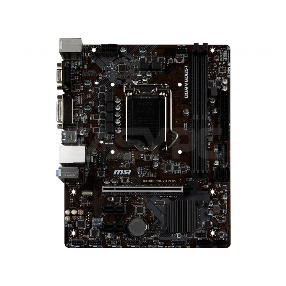 MSI H310M Pro-VD Plus Motherboard Socket 1151 Pcie Ddr4 - Image 2