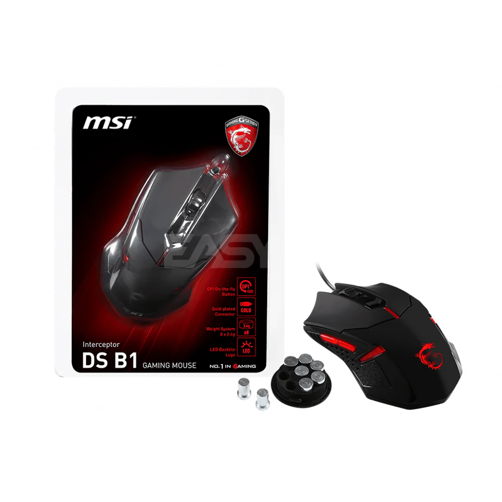 MSI Interceptor DS B1 Optical Gaming Mouse - Image 4