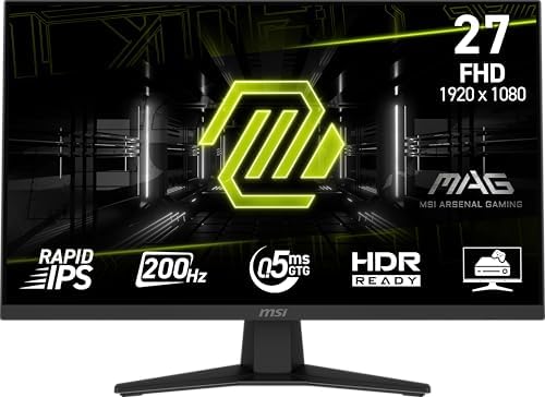 MSI MAG 274F 27" FHD 200Hz Rapid IPS Gaming Monitor with HDR