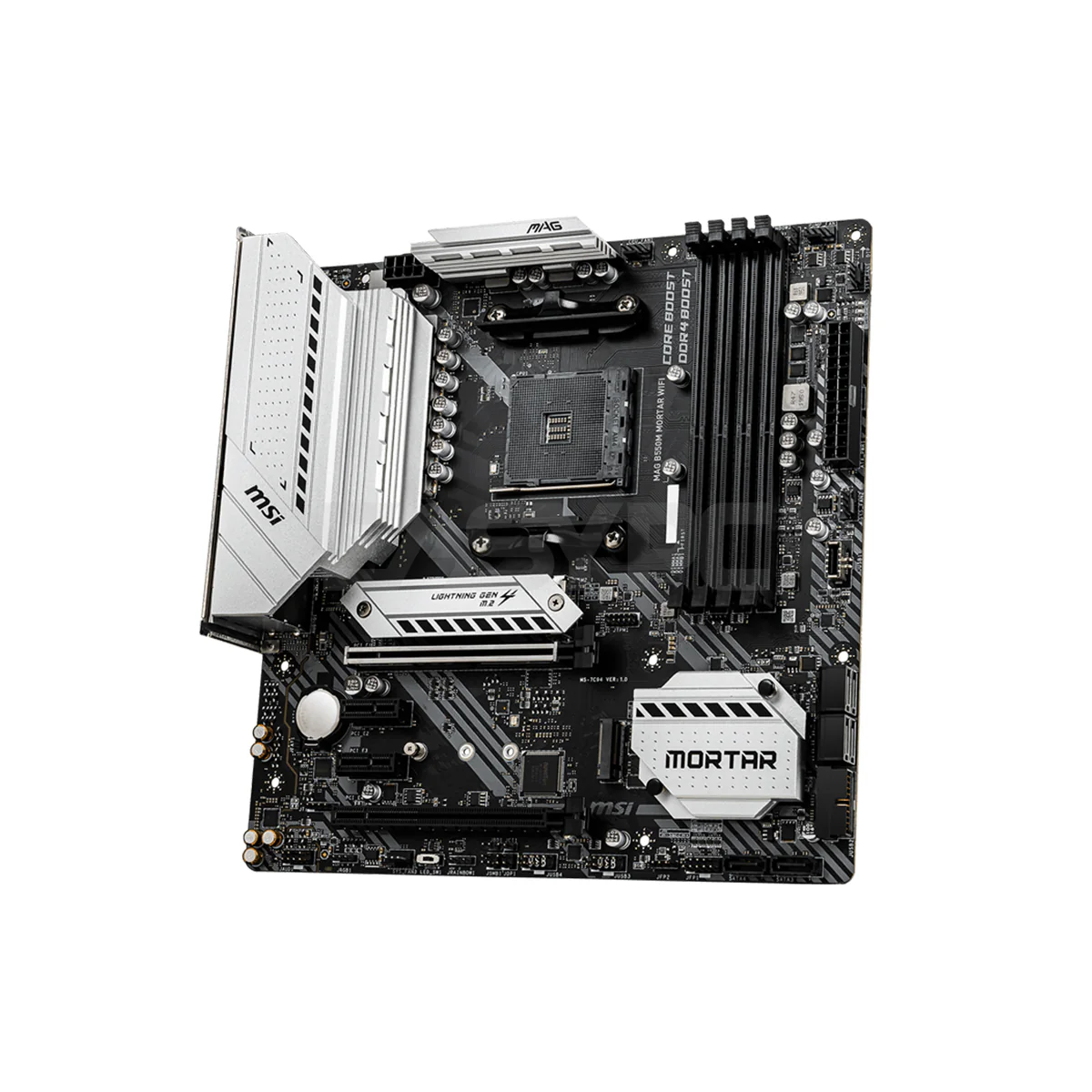 MSI MAG B550M Mortar Max Wi-Fi Micro-ATX MAG Series Socket Am4 Ddr4 Gaming Motherboard - Image 3