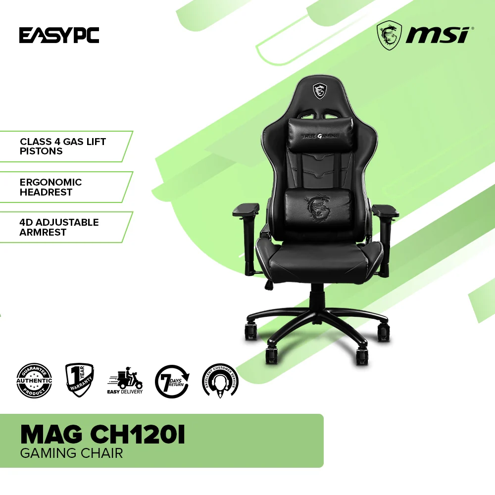 MSI MAG CH120I Gaming Chair - Image 2