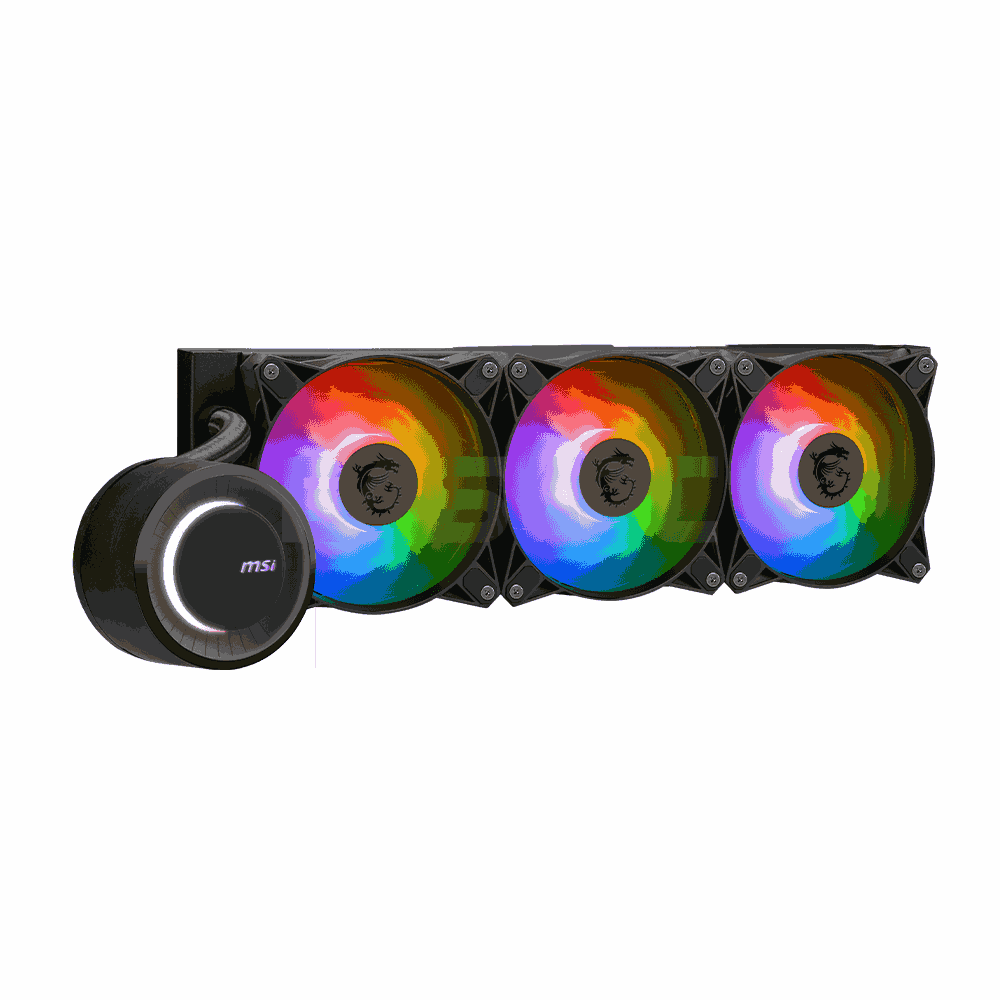 MSI MAG Coreliquid E360 CPU Liquid Cooler Black - Image 4
