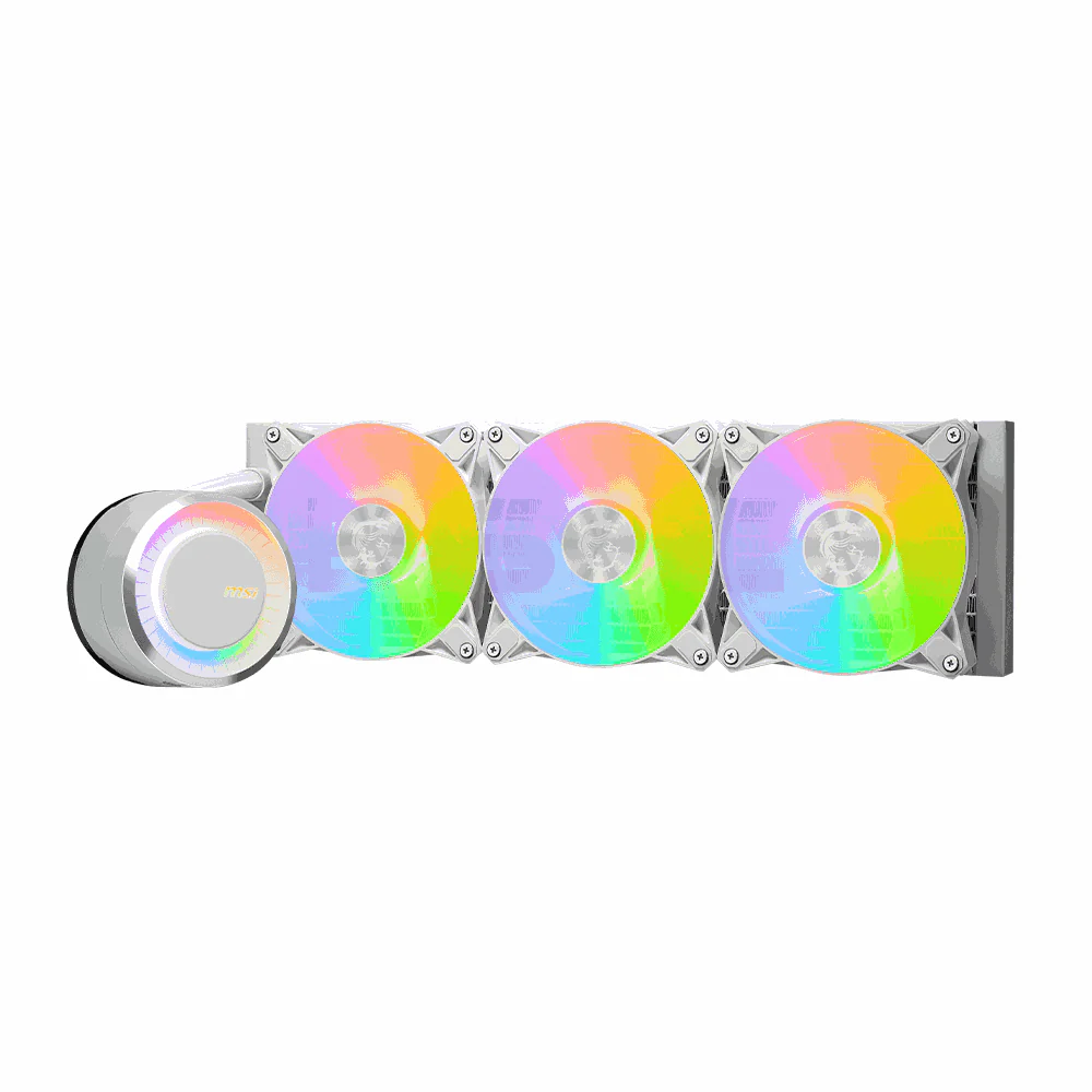 MSI MAG Coreliquid E360 CPU Liquid Cooler White - Image 3