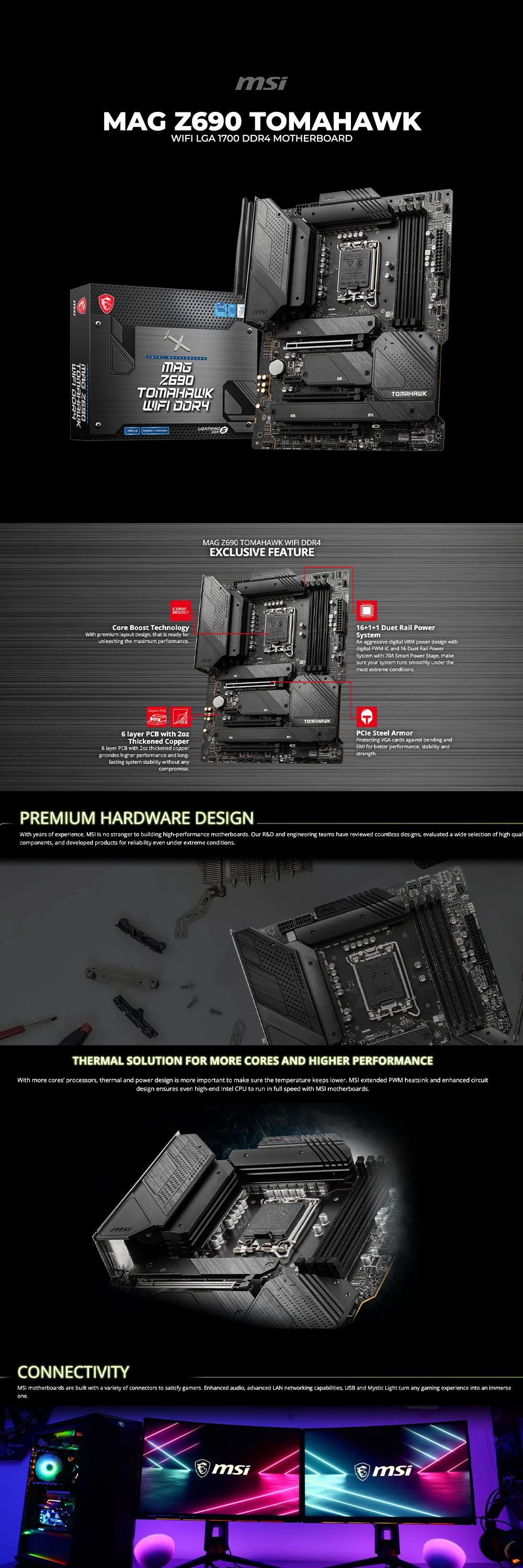 MSI MAG Z690 Tomahawk WiFi LGA 1700 Motherboard - Image 5