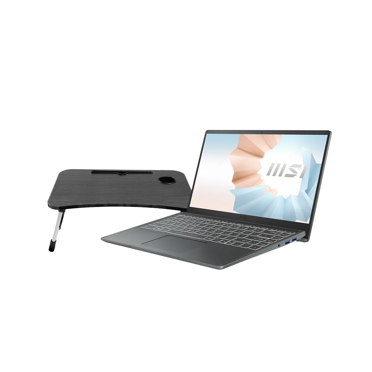 MSI Modern 14 Laptop Ryzen3 4300U - 8gb/UMA/512 SSD/14"/backlit KB/WIN10 home (B4MW-226) + Value Plus