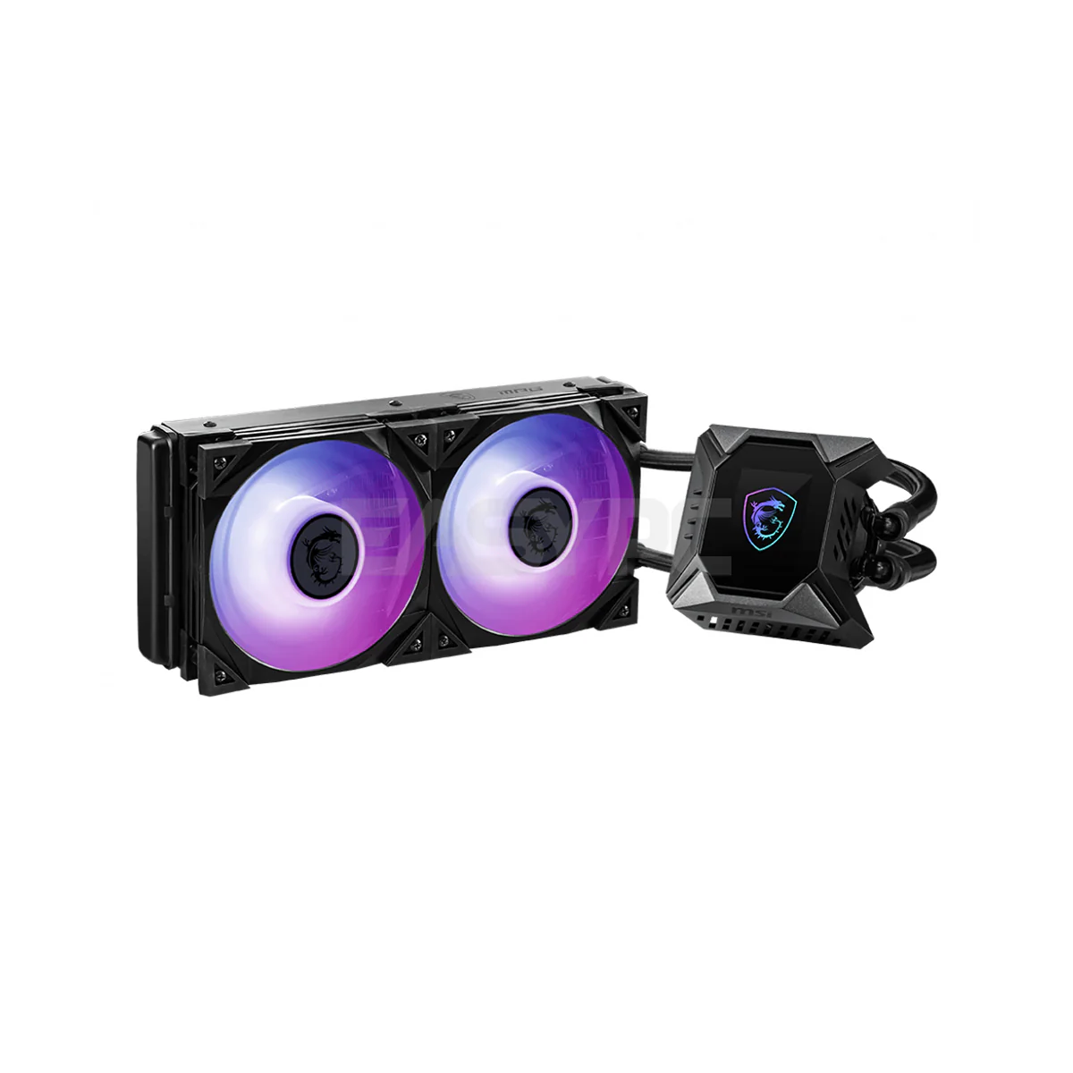 MSI MPG CORELIQUID K240 AIO     Evaporation Proof Tubing, Pump Embedded Fan, ARGB Liquid Cooling w/ Display  CPU Cooling - Image 2
