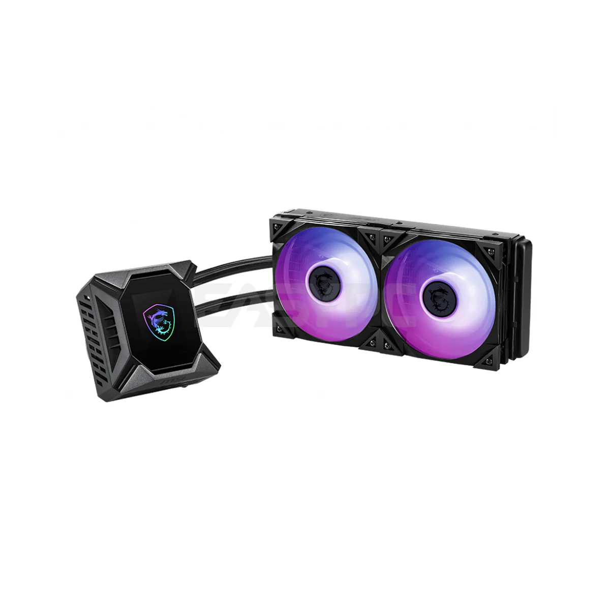 MSI MPG CORELIQUID K240 AIO     Evaporation Proof Tubing, Pump Embedded Fan, ARGB Liquid Cooling w/ Display  CPU Cooling - Image 3