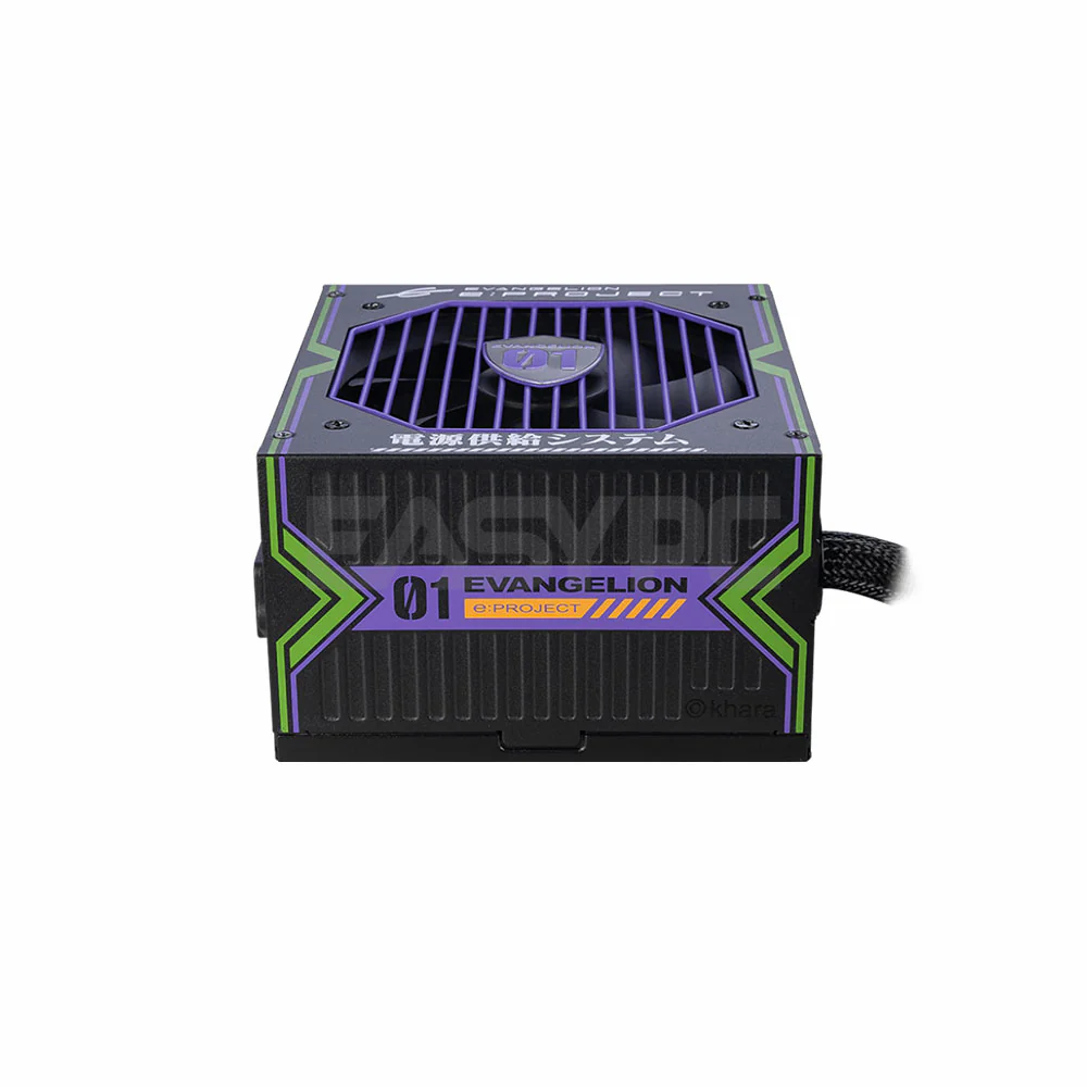 MSI MPG Gungnir 110R EVA e-Project Mid Tower Gaming PC Case Black and A650BN 650Watts 80+ Non-Modular Power Supply Bronze - Image 6