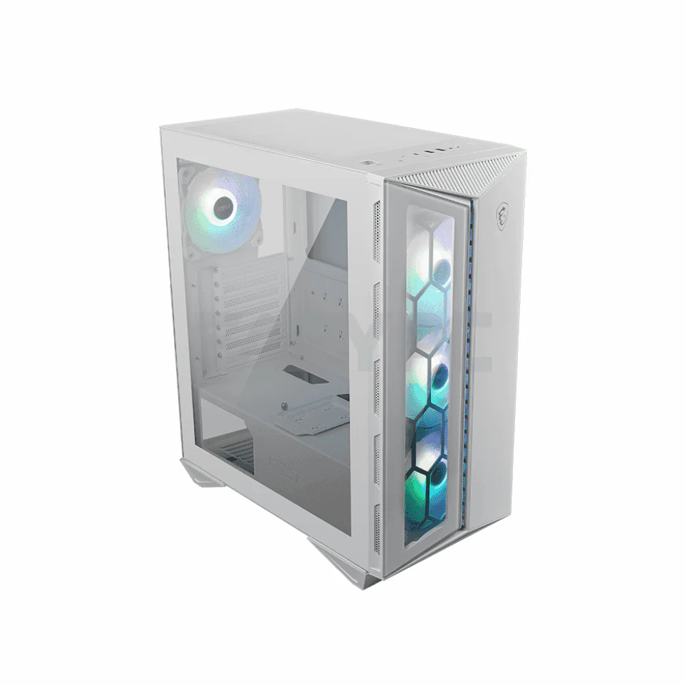 MSI MPG Gungnir 110R Mid Tower Gaming PC Case White