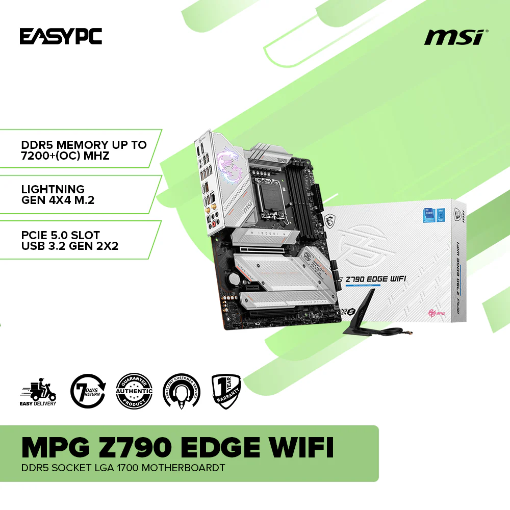 MSI MPG Z790 EDGE WIFI ddr5 Socket LGA 1700 motherboard - Image 2