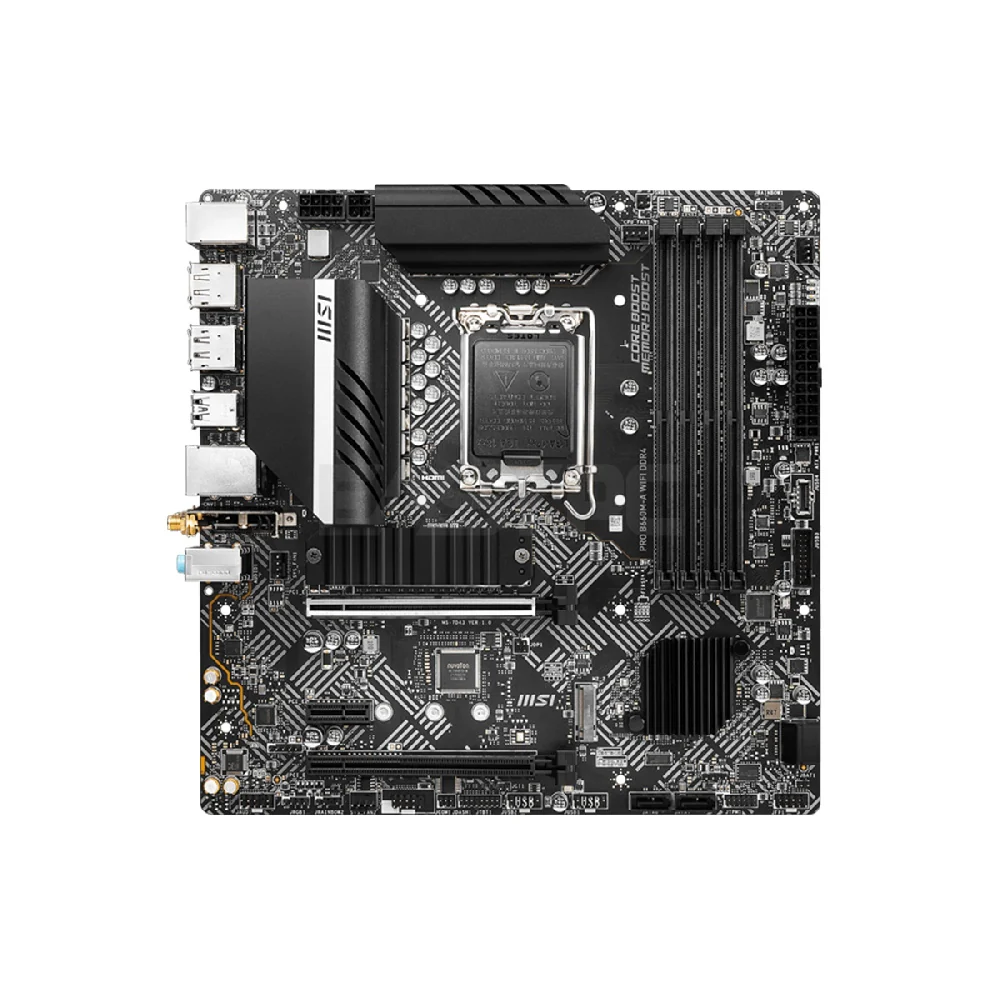 MSI Pro B660M-A WIFI Socket LGA 1700 Supports DDR4 Memory, up to 4800+(OC) MHz | Ddr4 Motherboard - Image 3
