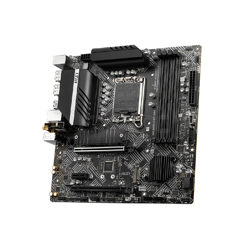 MSI Pro B660M-A WIFI Socket LGA 1700 Supports DDR4 Memory, up to 4800+(OC) MHz | Ddr4 Motherboard - Image 5
