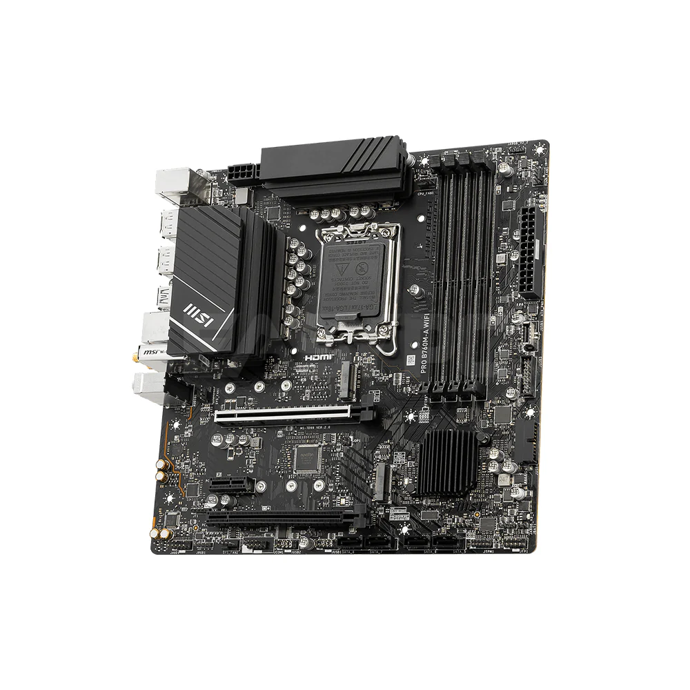 MSI PRO B760M-A WIFI D5 Socket LGA 1700 DDR5 Motherboard - Image 3