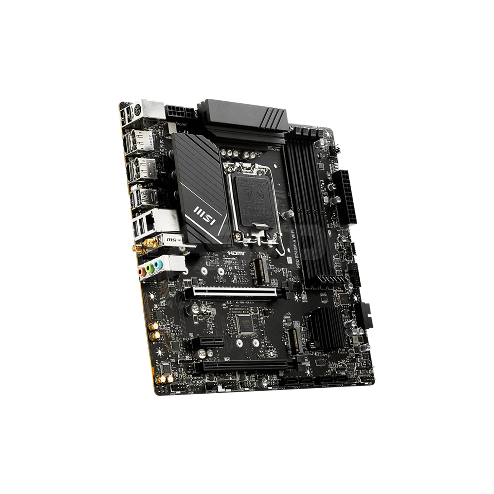 MSI PRO B760M-A WIFI D5 Socket LGA 1700 DDR5 Motherboard - Image 4