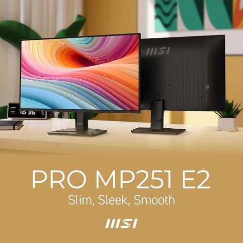 MSI PRO MP251L E2 24.5" FHD 120Hz Business Monitor with Eye Care - Image 2
