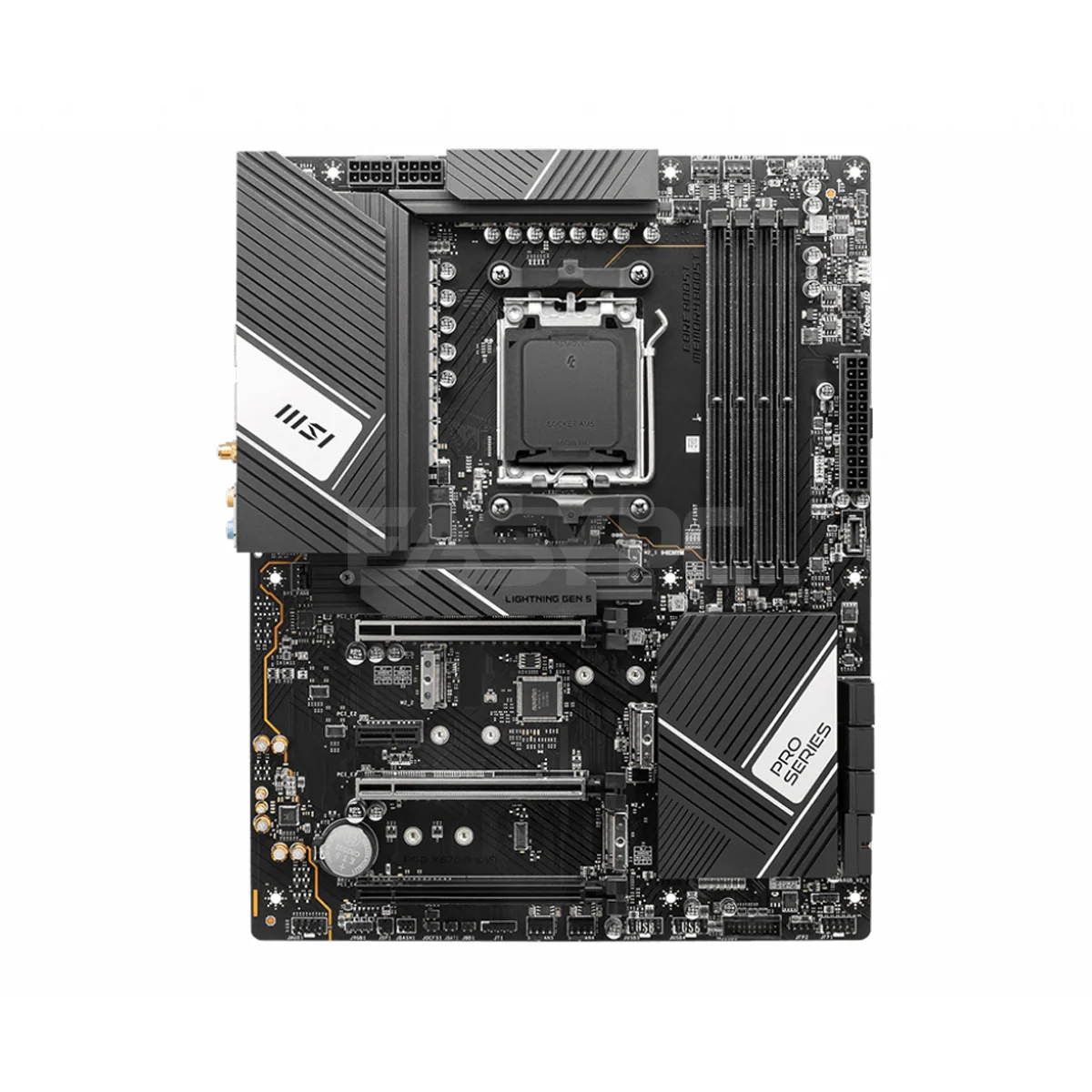 MSI PRO X670-P WIFI ATX DDR5 AM5 2.5G LAN with Wi-Fi 6E Solution Gaming Motherboard - Image 3