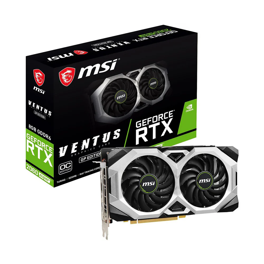 MSI NVIDIAÂ® GeForce RTXÂ™ 2060 Super Ventus OC GP Edition 8gb 256bit GDDR6