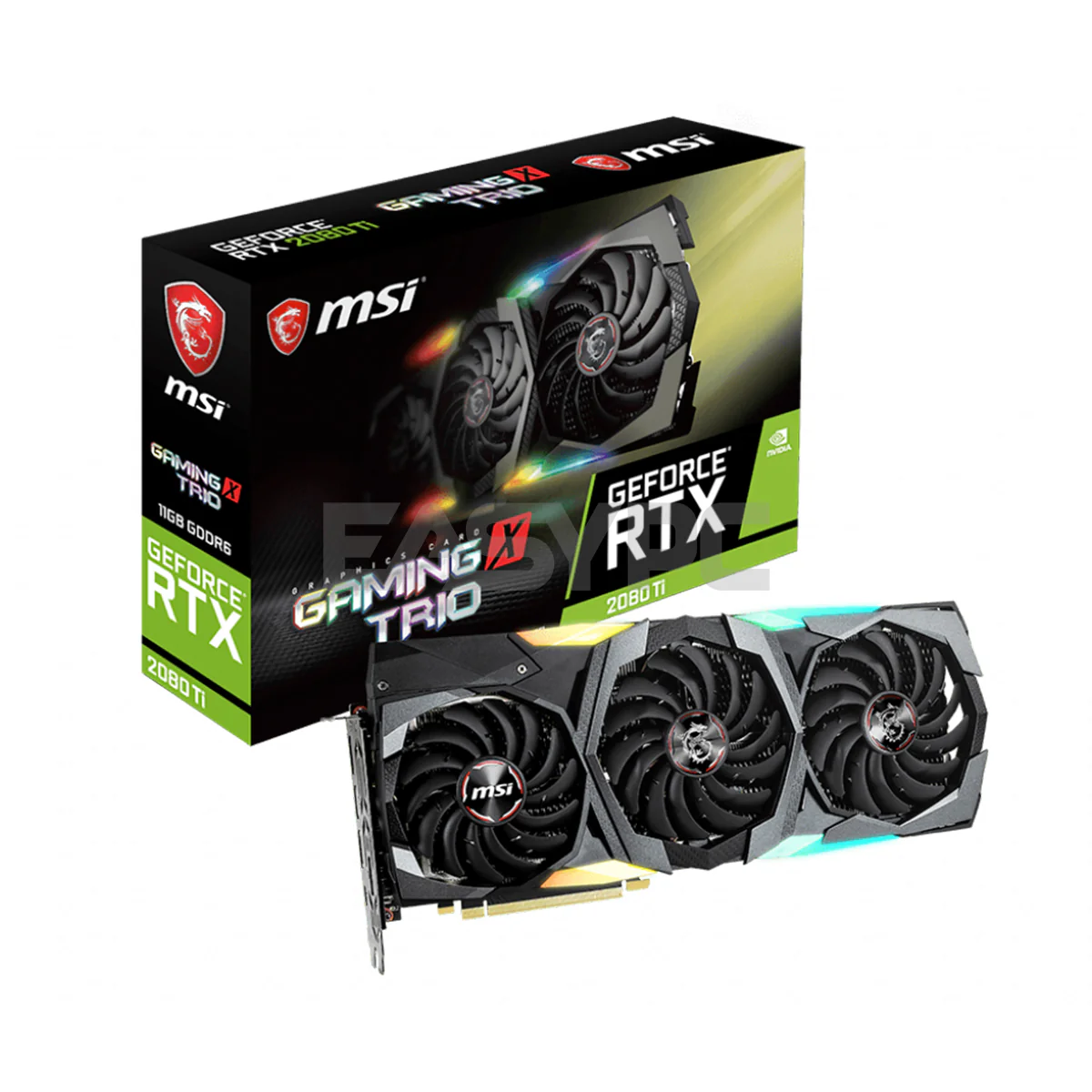 MSI NVIDIA® GeForce RTX™ 2080Ti Gaming X Trio Videocard 11gb 352bit GDdr6