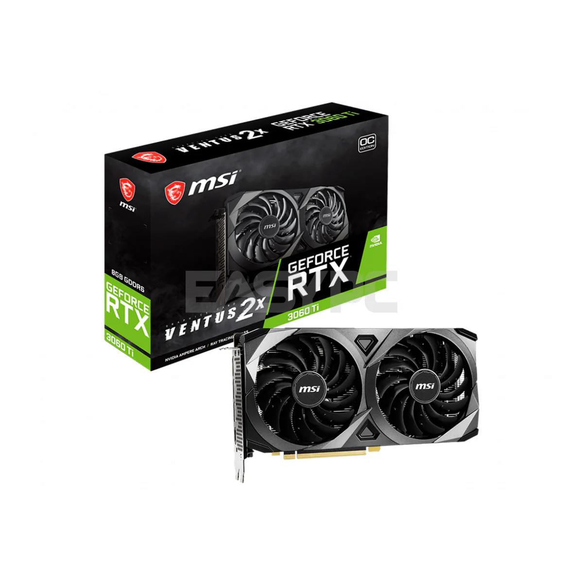 MSI NVIDIA® GeForce RTX™ 3060Ti Ventus 2X OC 8gb 256bit GDdr6 Gaming Videocard - Image 5