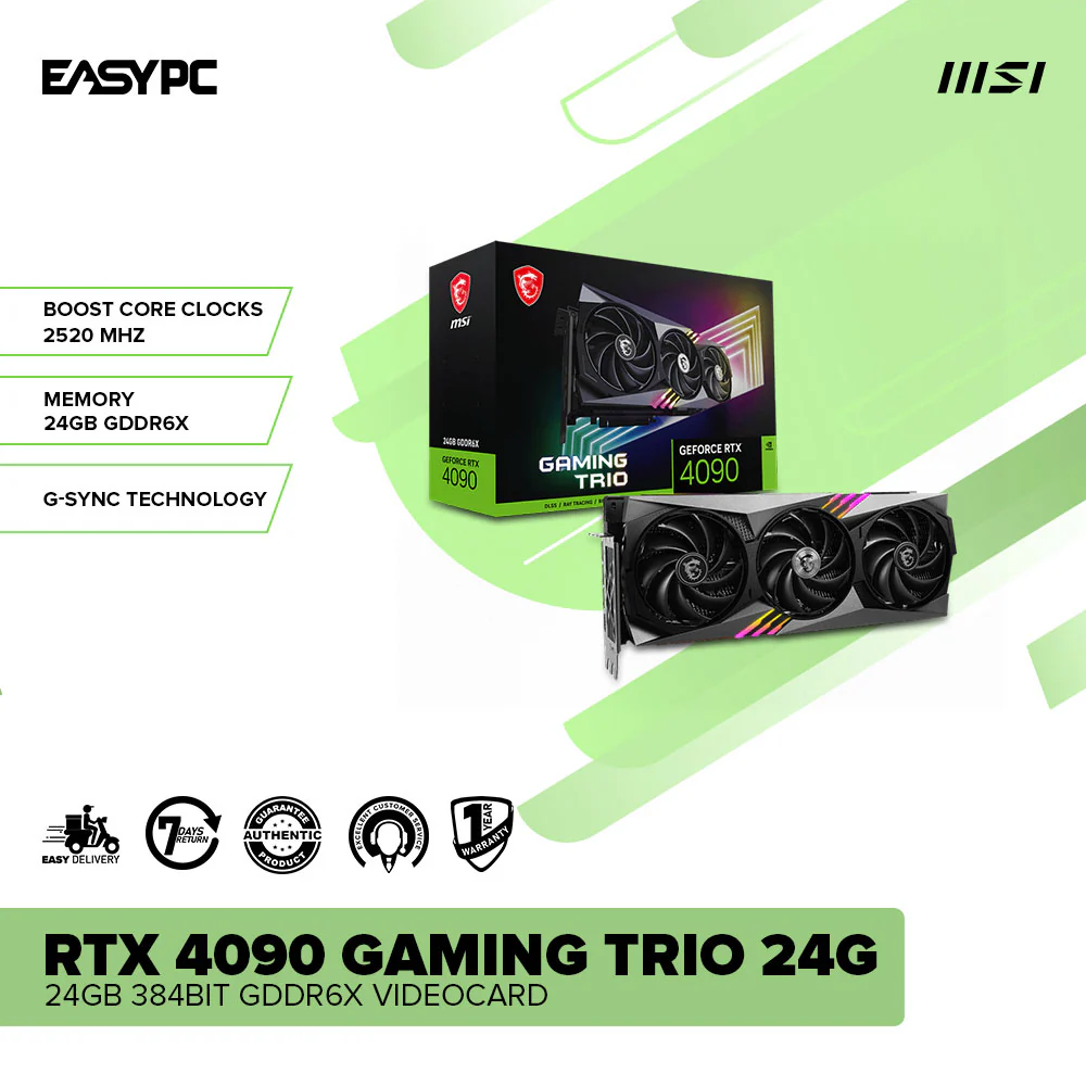 MSI NVIDIAÂ® GeForce RTXÂ™ 4090 GAMING X TRIO, SUPRIM X, SUPRIM LIQUID X, GAMING TRIO 24G, 24GB 384BIT GDDR6X Gaming Videocard - Image 14