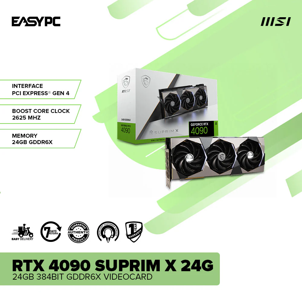 MSI NVIDIAÂ® GeForce RTXÂ™ 4090 GAMING X TRIO, SUPRIM X, SUPRIM LIQUID X, GAMING TRIO 24G, 24GB 384BIT GDDR6X Gaming Videocard - Image 6