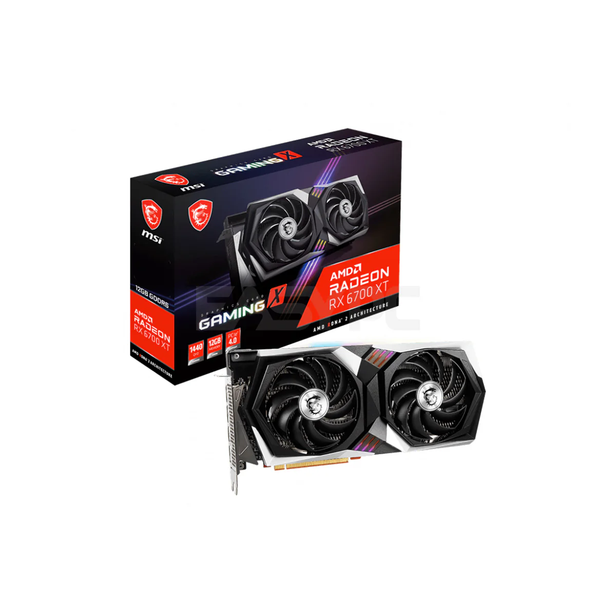 Msi Rx 6700xt Gaming X 12gb 192bit GDdr6 Gaming Videocard