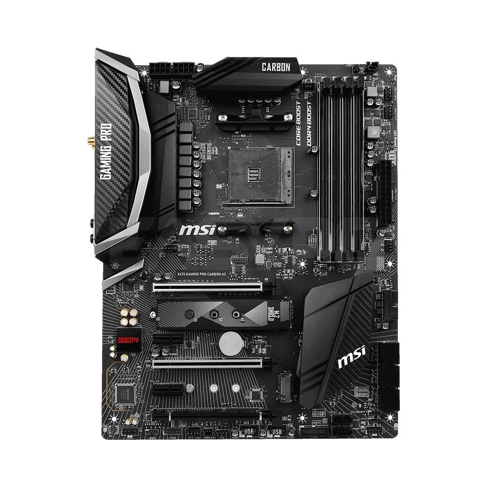 MSI X470 Gaming Pro Carbon Motherboard Socket Am4 Ddr4 - Image 2