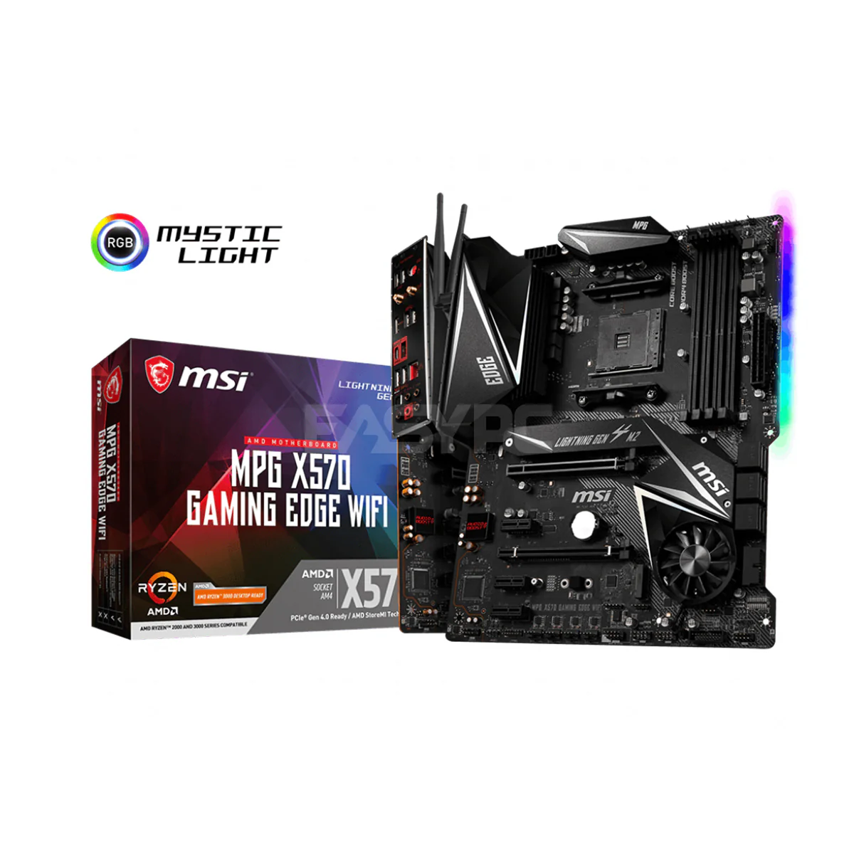 MSI MPG X570 Gaming Edge Wifi Socket Am4 Ddr4 Motherboard