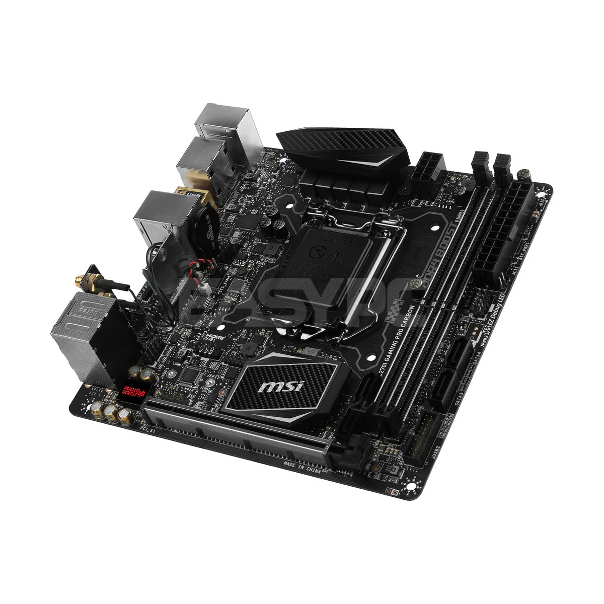MSI Z270i Gaming Pro Carbon AC Socket 1151 Ddr4 Motherboard - Image 3